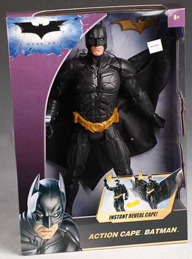 DK Dark Knight Action Cape - Mattel DC (Batman - The Dark Knight) action figure collectible - Main Image 1