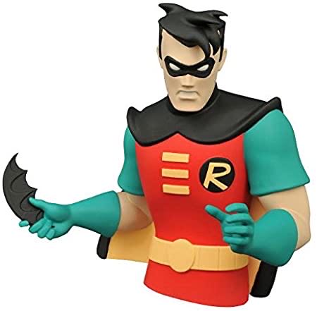 VB Robin Batman TAS Vinyl Bust Bank  action figure collectible [Barcode 699788813690] - Main Image 3