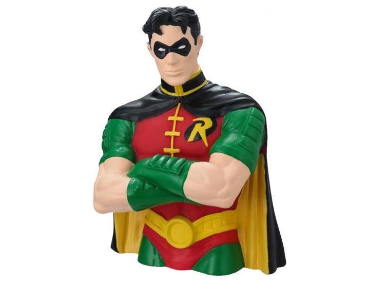VB Robin Vinyl Bust Bank - Monogram International action figure collectible [Barcode 077764453441] - Main Image 2