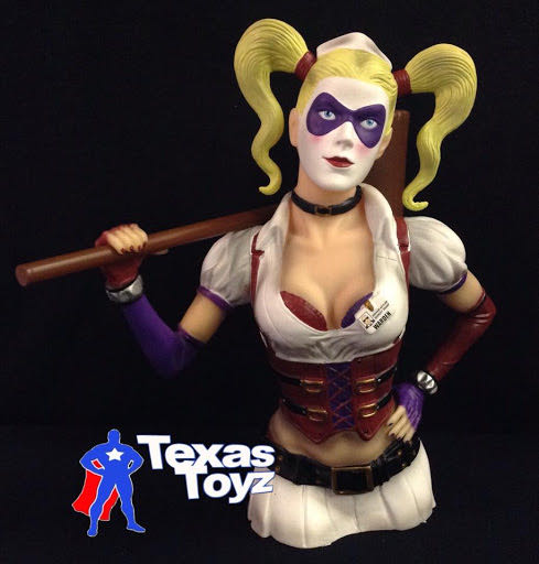 VB Batman Arkham Asylum Harley Quinn PX Bust Bank - Monogram International (Batman) action figure collectible [Barcode 077764452390] - Main Image 2