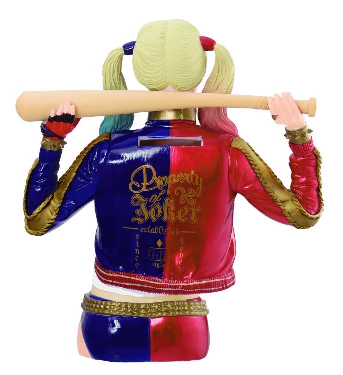 VB Harley Quinn Suicide Squad Vinyl Bank Bust - Monogram International (DC - Suicide Squad) action figure collectible - Main Image 3