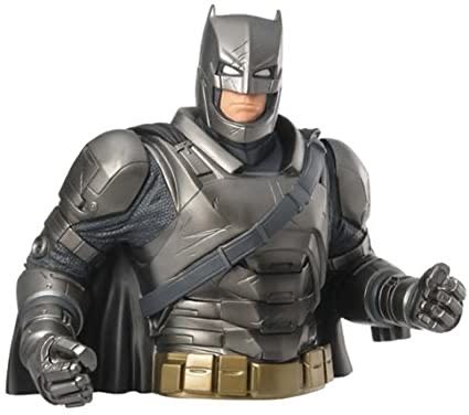 VB Batman V Superman Armoured Vinyl Bust Bank - Monogram International (DC Batman v Superman Dawn Of Justice Movie) action figure collectible [Barcode 077764454943] - Main Image 4