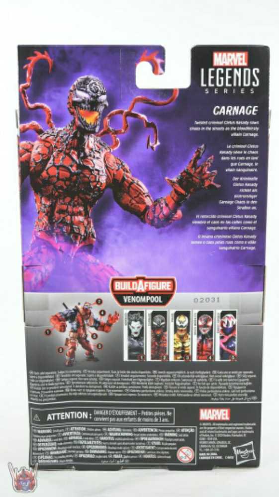 Carnage - Hasbro (Marvel Legend Series) action figure collectible [Barcode 5010993736003] - Main Image 4