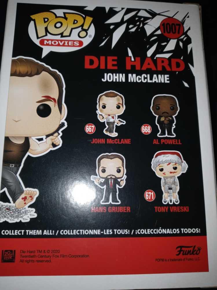 Die Hard: John McClane #1007 - Funko (Die Hard) (Die Hard) action figure collectible [Barcode 889698503310] - Main Image 2