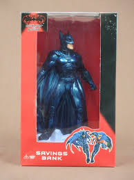 VB BATMAN & ROBIN MOVIE BATMAN SAVINGS BANK COIN BANK - Thinkway Toys (Batman & Robin Movie) action figure collectible - Main Image 2