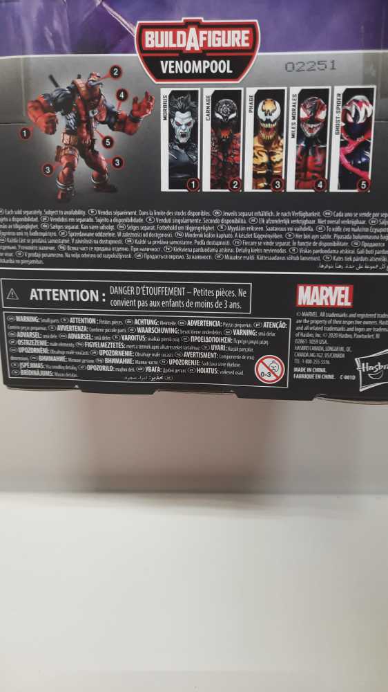 Miles Morales - Hasbro (Marvel Legends Series Venompool Baf Wave) action figure collectible [Barcode 5010993735518] - Main Image 3