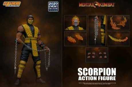 Mortal Kombat - 9: Scorpion (SDCC 2020 Exclusive) - Storm Collectibles (Mortal Kombat) action figure collectible [Barcode 4897072871463] - Main Image 4