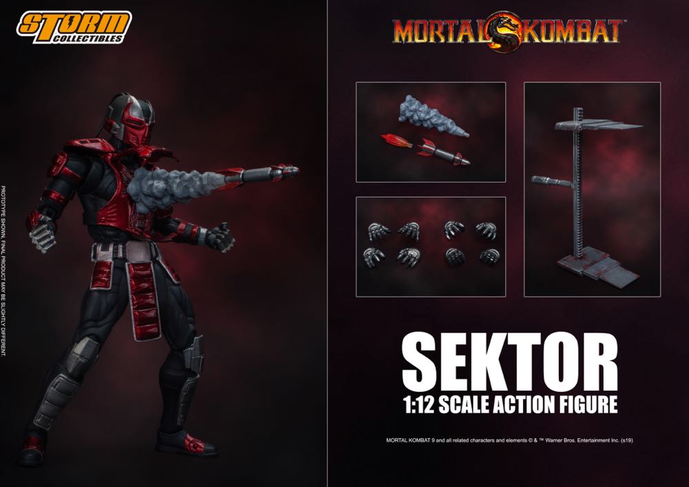 Storm Collectibles MK Sektor - Storm Collectibles (Mortal Kombat - Storm Collectibles) action figure collectible [Barcode 4897072871302] - Main Image 2