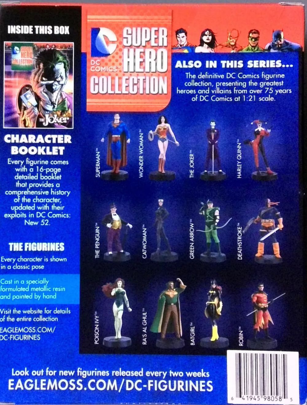 Eaglemoss Joker Eaglemoss DC Super Hero Collection The Joker - Eaglemoss Collections (DC Superhero Collection) action figure collectible [Barcode 641945980585] - Main Image 4