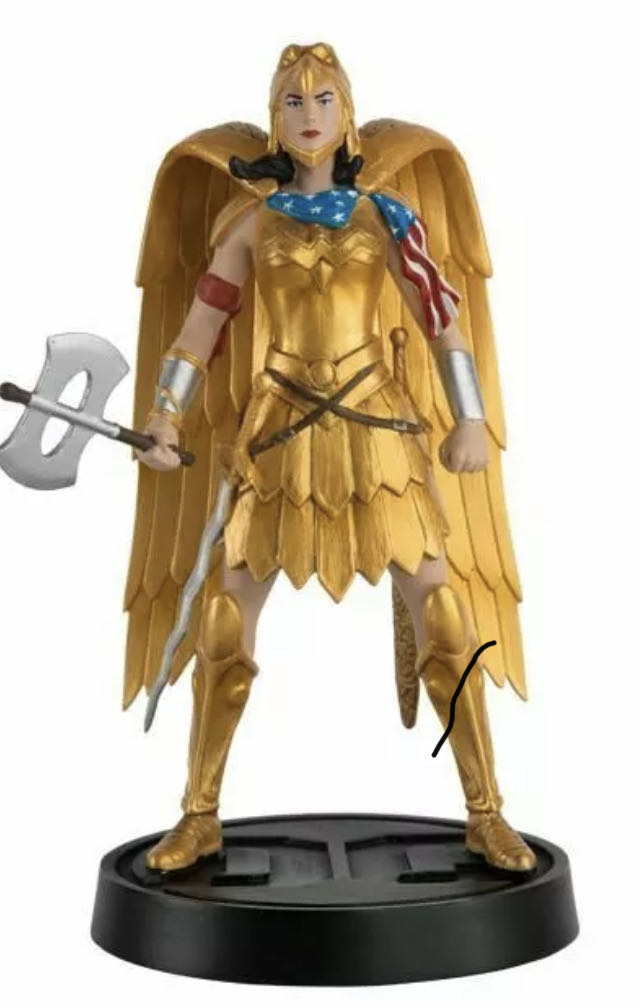 Golden Eagle Armor Wonder Woman - Eaglemoss Hero Collector (Eaglemoss Wonder Woman Mythologies) action figure collectible [Barcode 641945985160] - Main Image 2