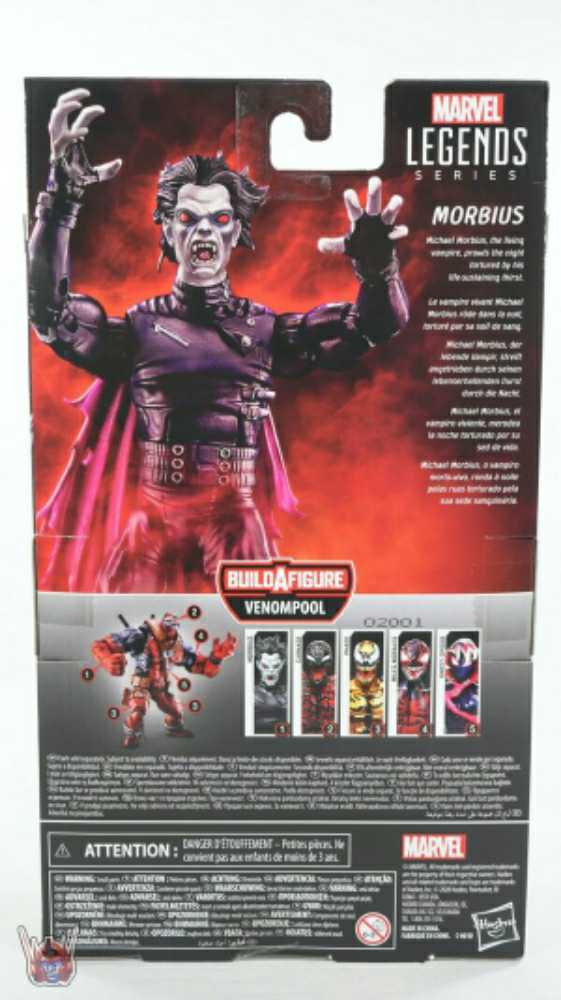 Morbius The Living Vampire - Hasbro (Venompool BAF Wave) action figure collectible [Barcode 5010993735549] - Main Image 4