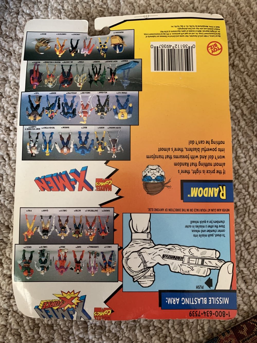 Robot Wolverine (Albert) 6th Edition - PACKAGING ERROR - Toy Biz action figure collectible - Main Image 2