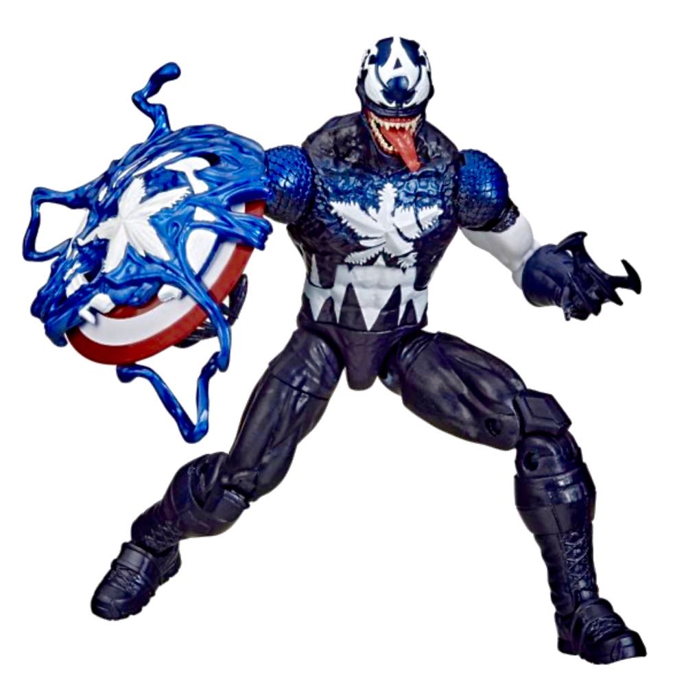 Captain America (Venomized) - Hasbro (Marvel Legends - Walmart Exclusive) action figure collectible [Barcode 5010993742295] - Main Image 3