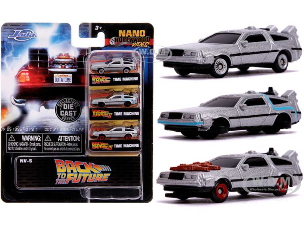 Back To Future Time Machine Set - Jada Toys (Back To The Future) action figure collectible [Barcode 801310315835] - Main Image 2