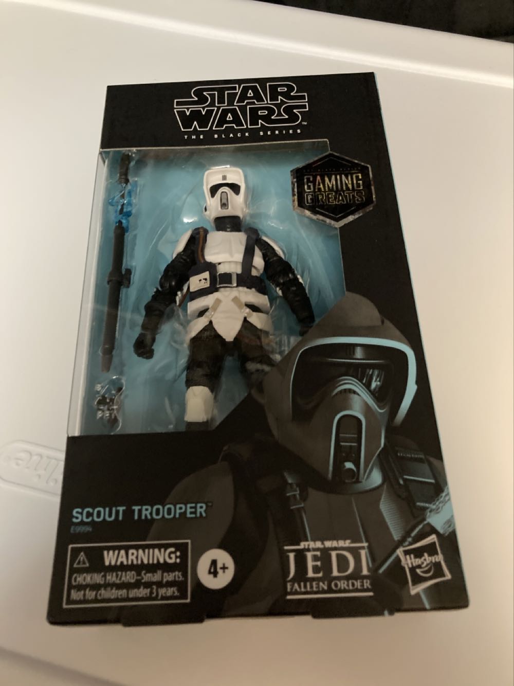 Scout Trooper (Gaming Greats) - Hasbro (Star Wars Black 6”) (Star Wars Black 6 inch) action figure collectible [Barcode 5010993750191] - Main Image 3
