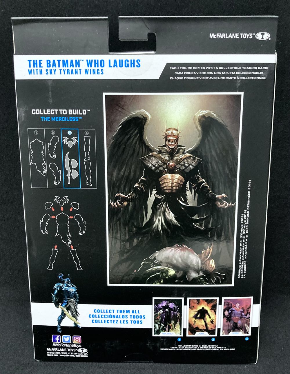 DC Multiverse #44. Batman Who Laughs (Sky Tyrant) - McFarlane Toys (DC Multiverse) action figure collectible [Barcode 787926154214] - Main Image 2