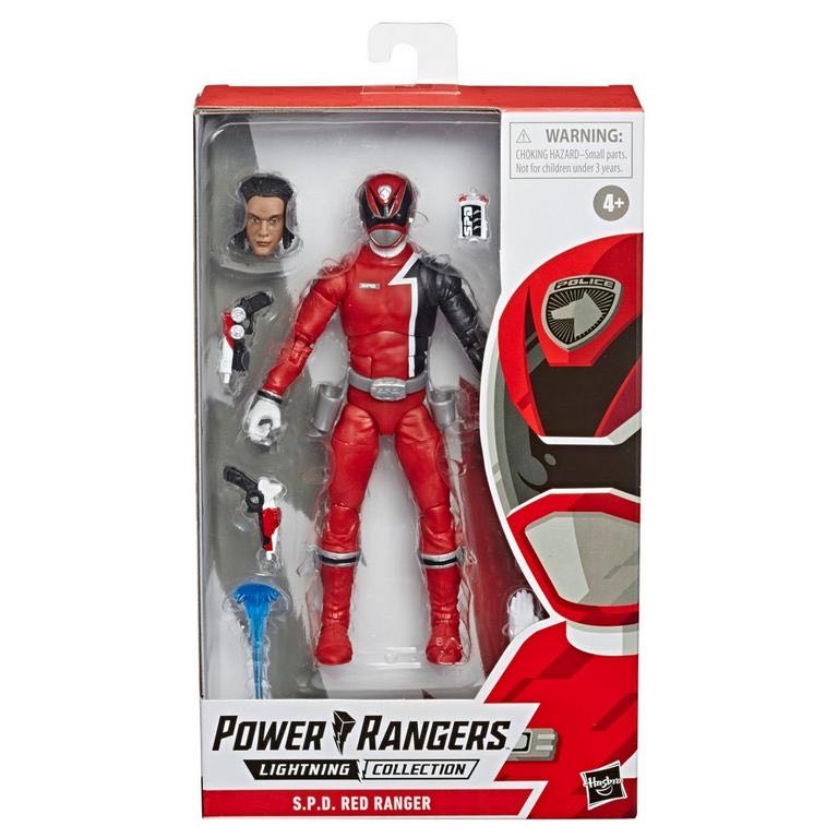 Power Rangers - S.P.D. Red Ranger - Hasbro (Power Rangers Lightning Collection) action figure collectible [Barcode 630509905256] - Main Image 4