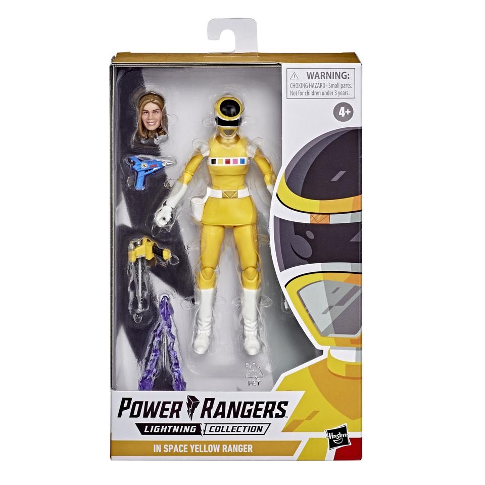 In Space Yellow Ranger - Hasbro (Power Rangers Lightning Collection) action figure collectible [Barcode 630509960453] - Main Image 4