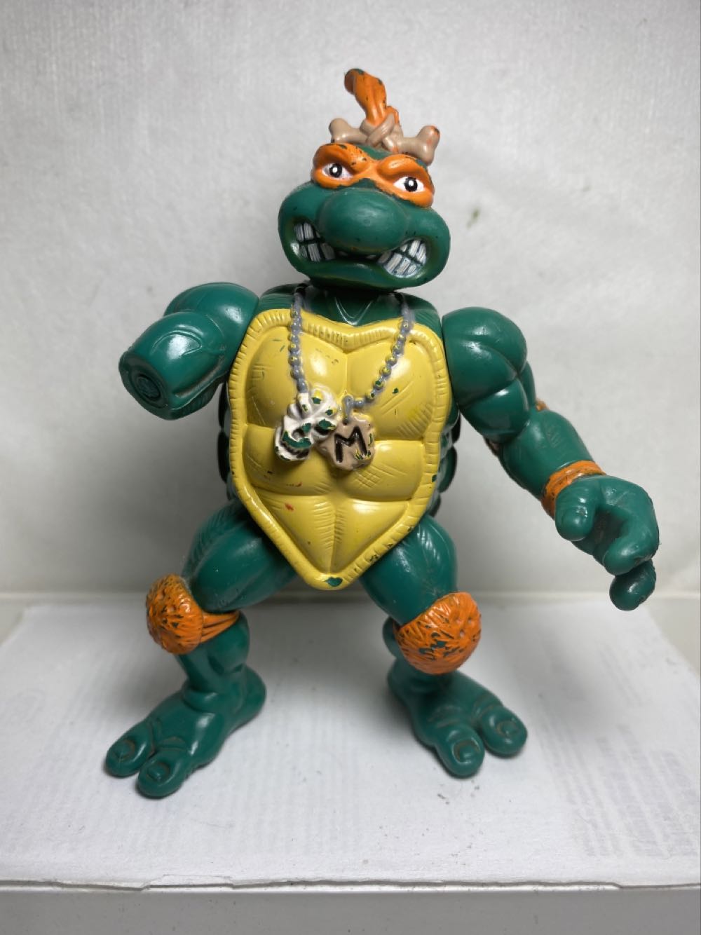 Cave Turtle Mike With Silly Stegosaurus - Playmates Toys (Teenage Mutant Ninja Turtles) action figure collectible - Main Image 4
