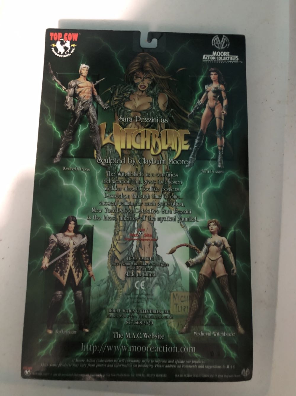 WitchBlade: Sara Pezzini - Moore Action Collectibles (Witchblade Series 1) action figure collectible - Main Image 2