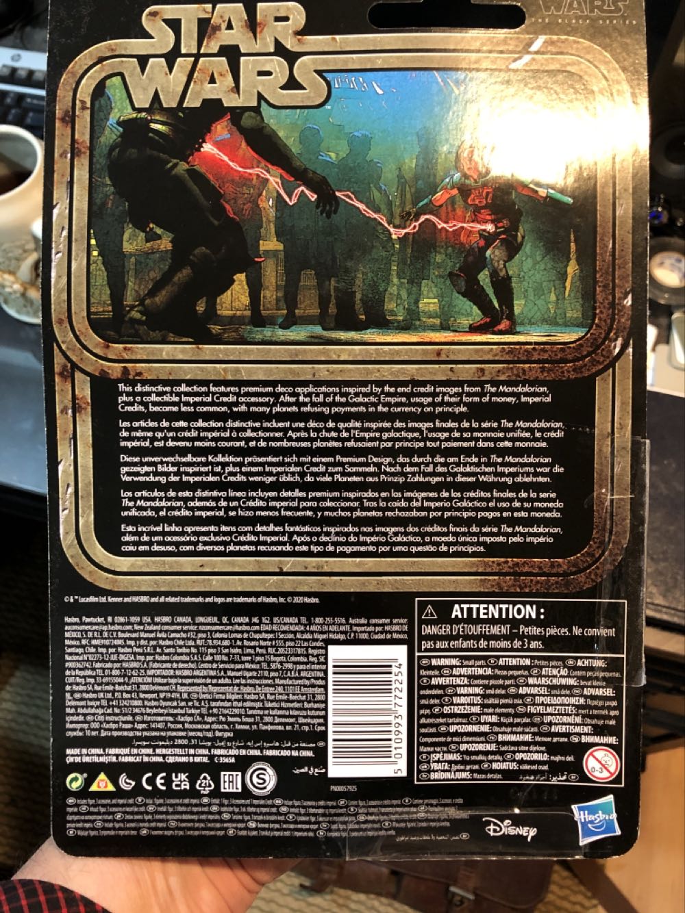 Cara Dune - Hasbro (Star Wars Black 6” Credit Collection) (Star Wars Black 6 inch) action figure collectible [Barcode 5010993772254] - Main Image 2