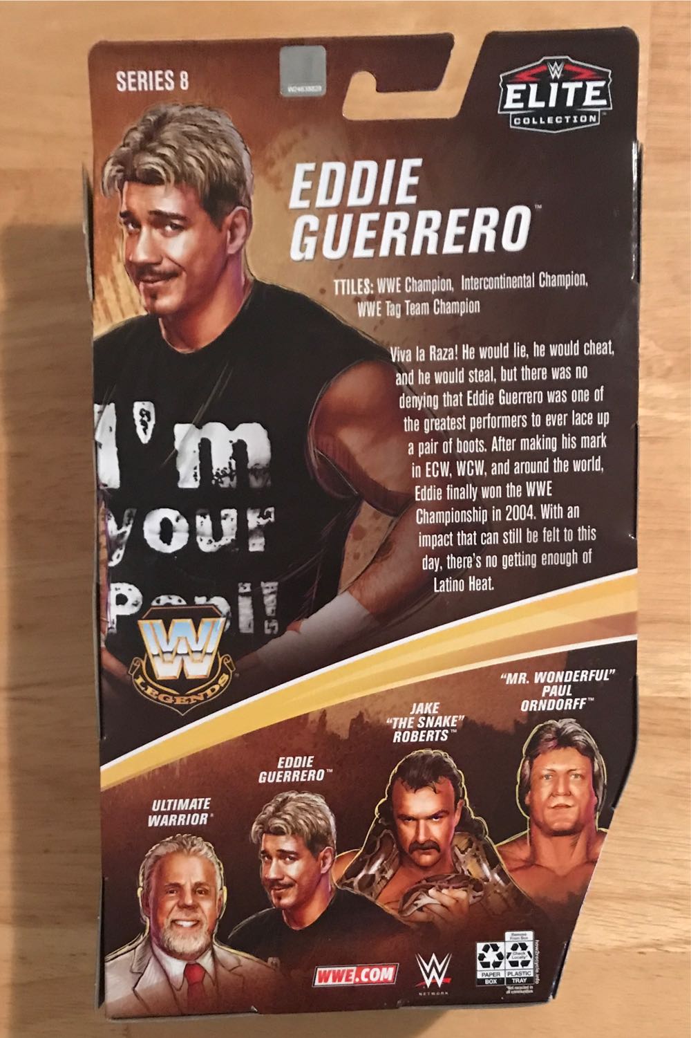 ELITE LEGENDS - EDDIE GUERRERO -s8 - Mattel (WWE Elite Legends Series 8) action figure collectible [Barcode 887961906486] - Main Image 2