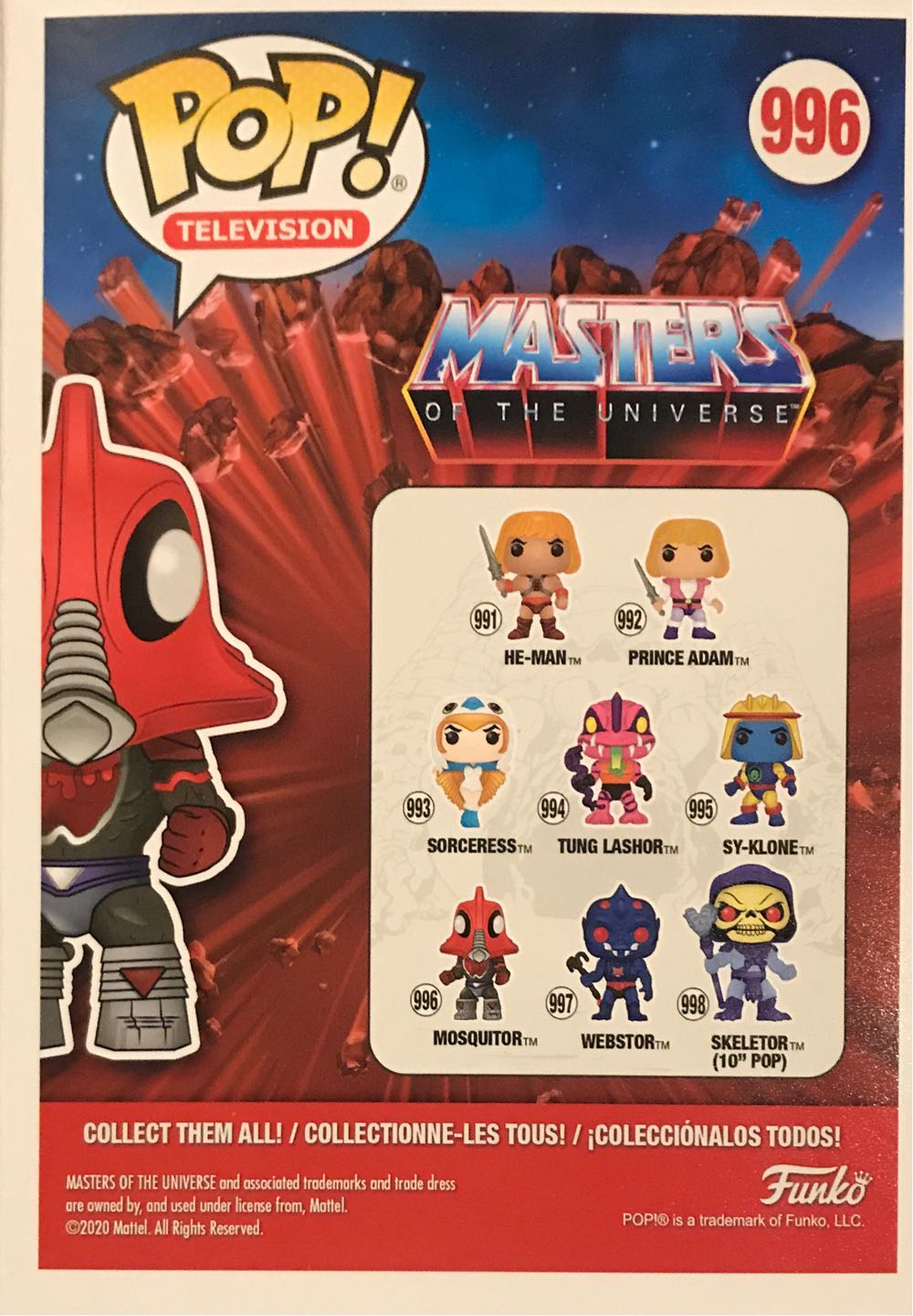 MOTU Mosquitor - Funko (Masters Of The Universe) action figure collectible [Barcode 889698477505] - Main Image 2