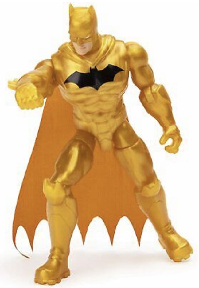 DC Comics Spin Master Batman (Gold) Trade Bait - Spin Master (Batman: The Caped Crusader) action figure collectible [Barcode 778988164914] - Main Image 3