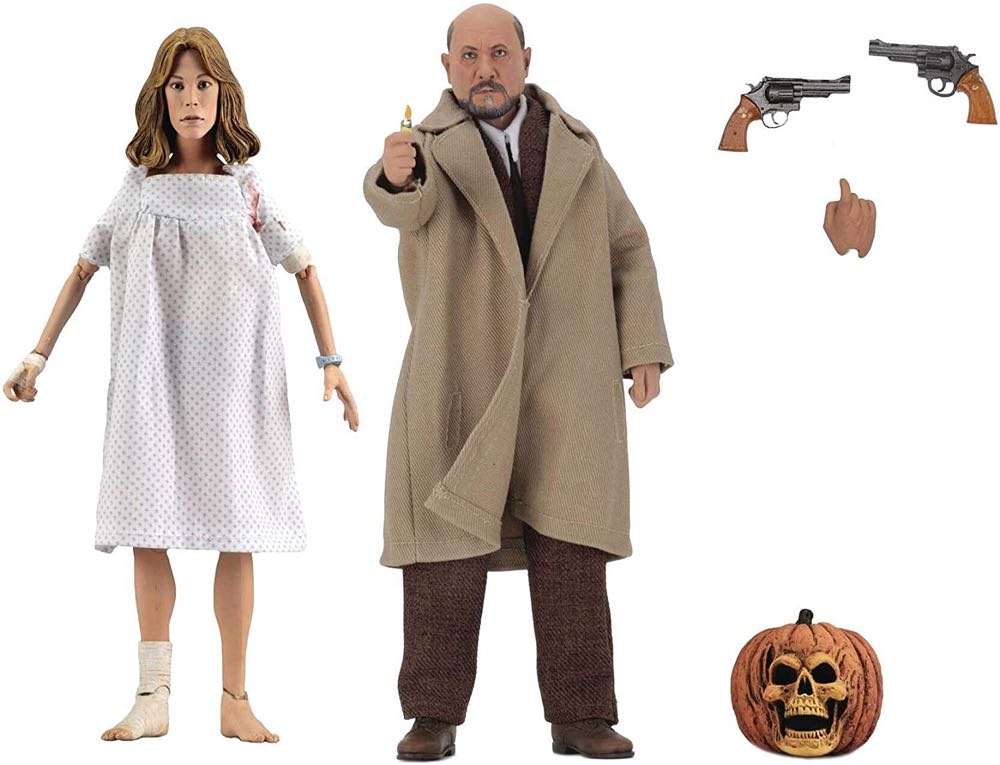 Laurie Strode & Dr. Loomis (Clothed) - Neca/Reel Toys (Halloween II) action figure collectible [Barcode 07517365] - Main Image 2