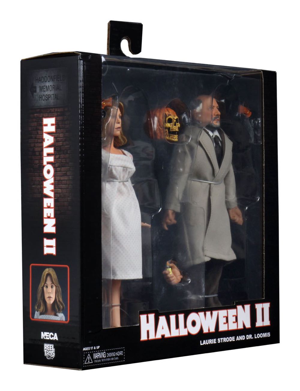 Laurie Strode & Dr. Loomis (Clothed) - Neca/Reel Toys (Halloween II) action figure collectible [Barcode 07517365] - Main Image 3