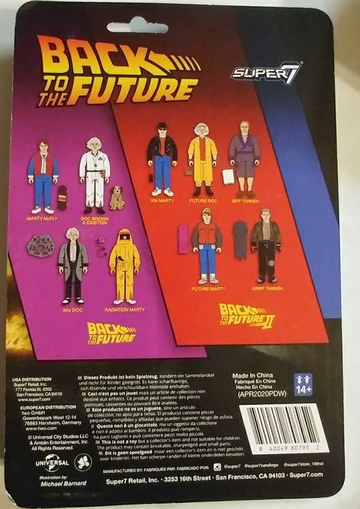 Future Marty Mcfly - Super 7 (Back To The Future II) action figure collectible [Barcode 840049807952] - Main Image 2