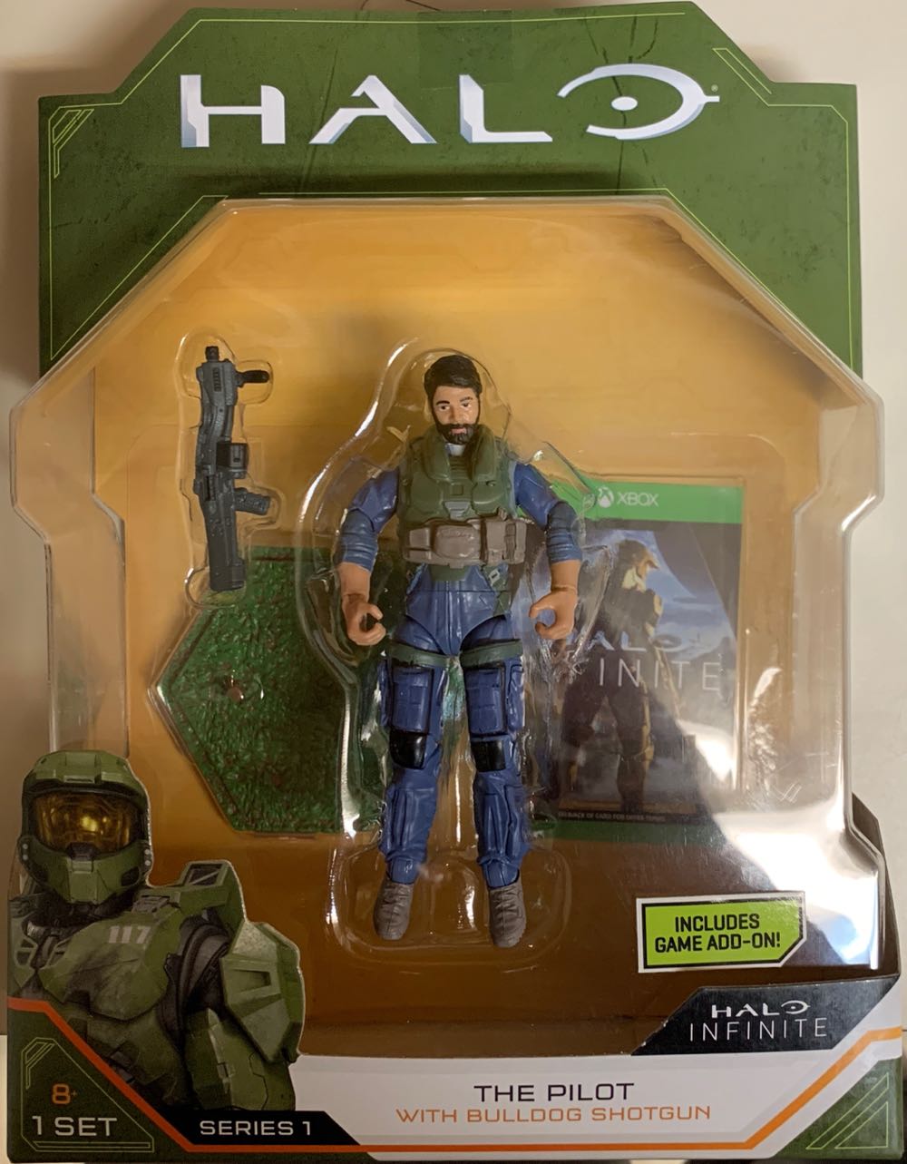Halo - The Pilot 4” (S1) - Jazwares LLC (Halo Infinite) action figure collectible [Barcode 191726377887] - Main Image 1
