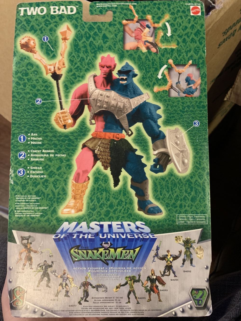 Two Bad - Masters Of The Universe Classics (Mattel) (Masters Of The Universe vs Snakemen) action figure collectible [Barcode 027084126846] - Main Image 2