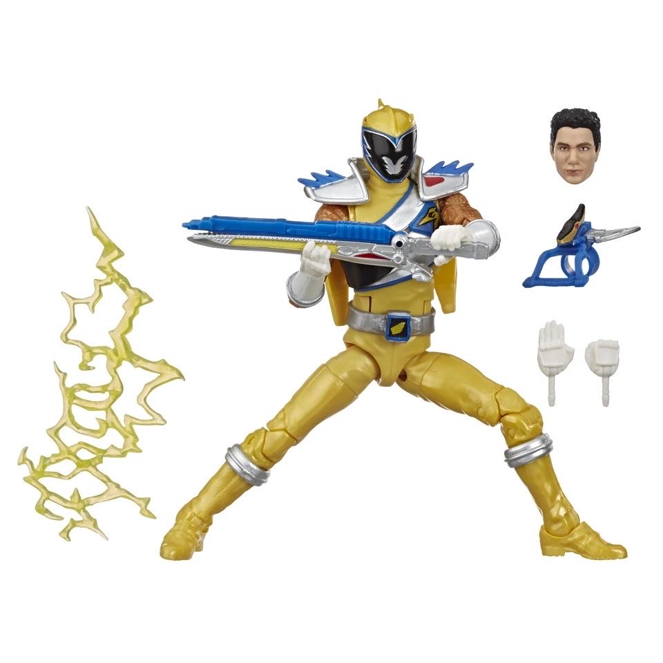 Dino Charge Gold Ranger - Hasbro (Power Rangers Lightning Collection) action figure collectible [Barcode 630509897285] - Main Image 3