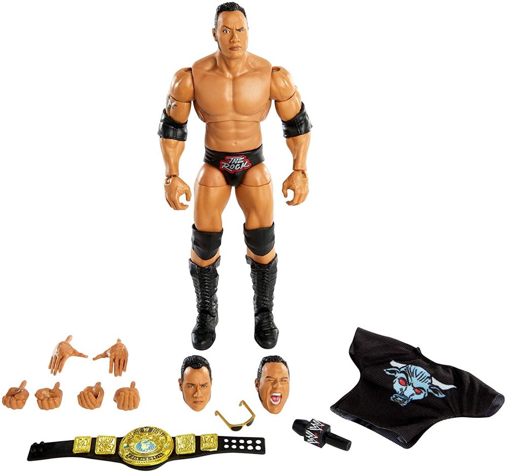The Rock - Mattel (WWE Ultimate Edition) action figure collectible [Barcode 887961838886] - Main Image 4