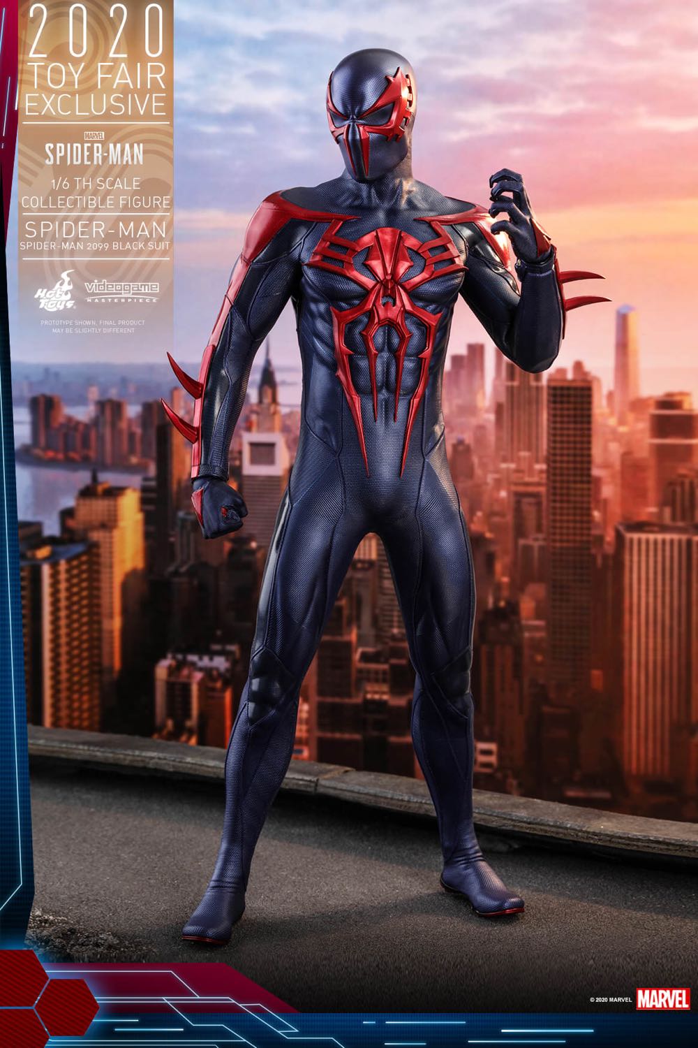 Spider Man 2099 - Hot Toys (Video Game Masterpiece Series) action figure collectible [Barcode 906327] - Main Image 3
