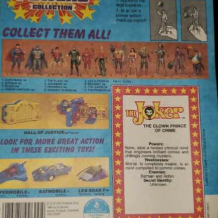 Super Powers Original 1984 - Joker - Kenner action figure collectible [Barcode 076281996004] - Main Image 4