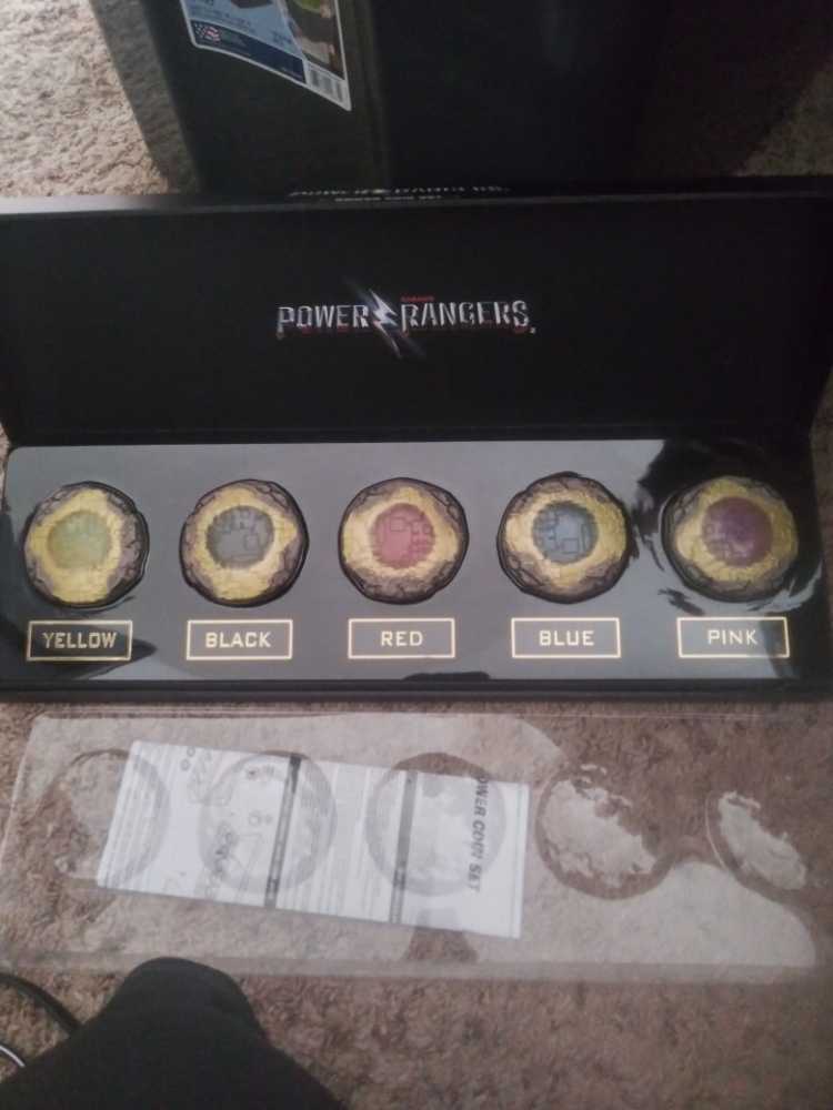 Power Rangers Movie Power Coin Set - Bandai action figure collectible [Barcode 045557976613] - Main Image 2