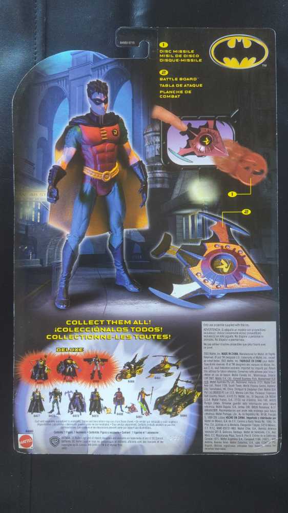 Battle Board Robin (Red) - Mattel (Batman (Mattel)) action figure collectible [Barcode 027084038675] - Main Image 2