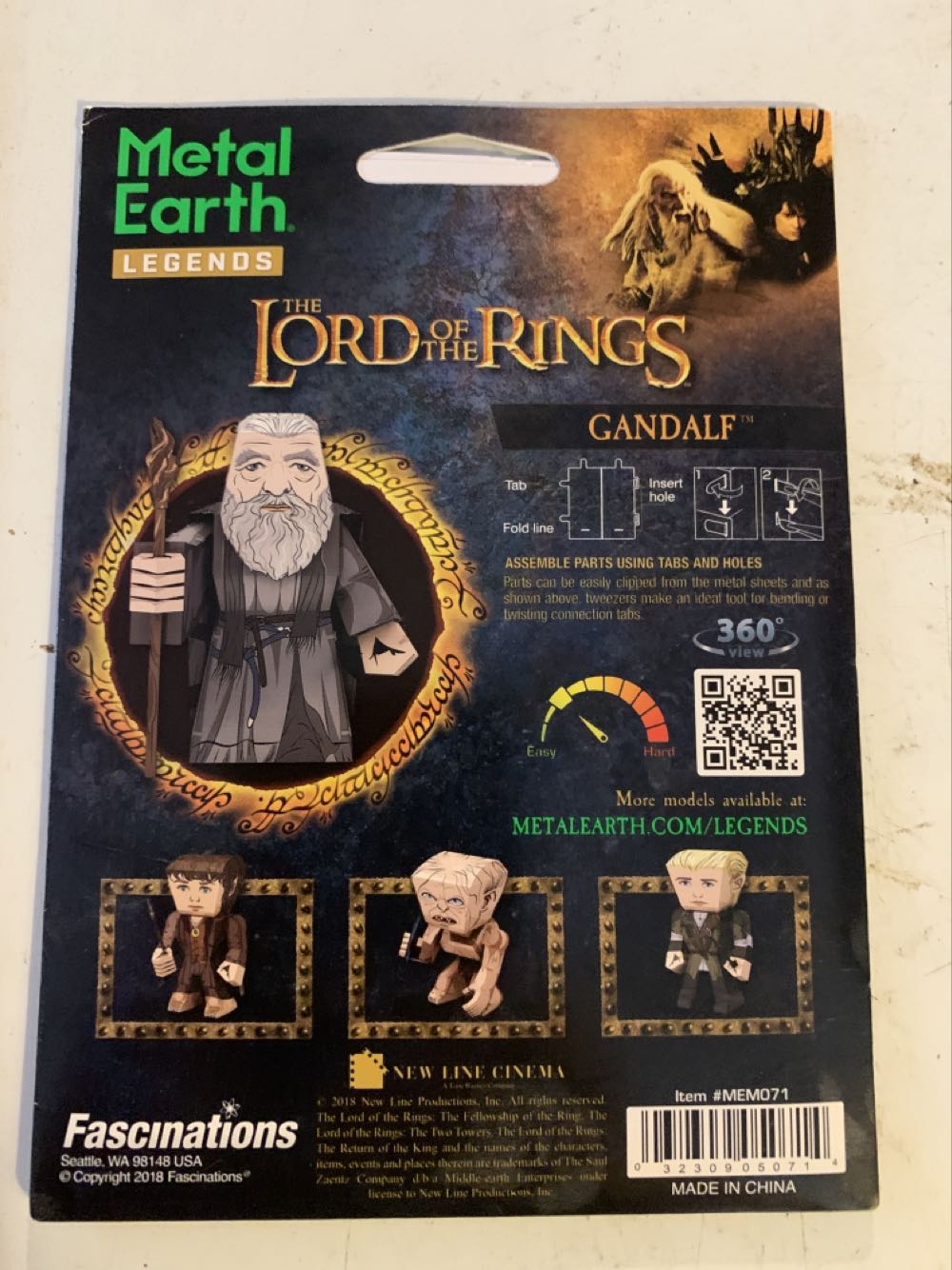 Gandalf  action figure collectible [Barcode 032309050714] - Main Image 2