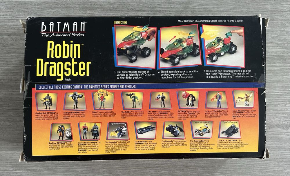 Robin Dragster - Kenner (Batman The Animated Series) action figure collectible [Barcode 076281639956] - Main Image 4