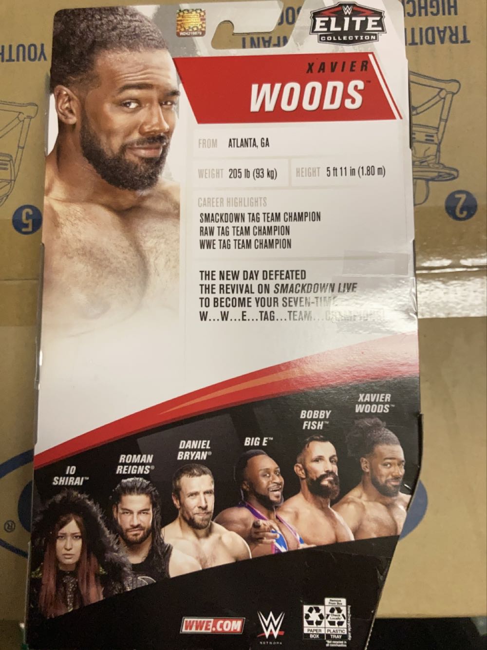 Xavier Woods - Mattel (WWE Elite Collection) action figure collectible [Barcode 887961833867] - Main Image 2