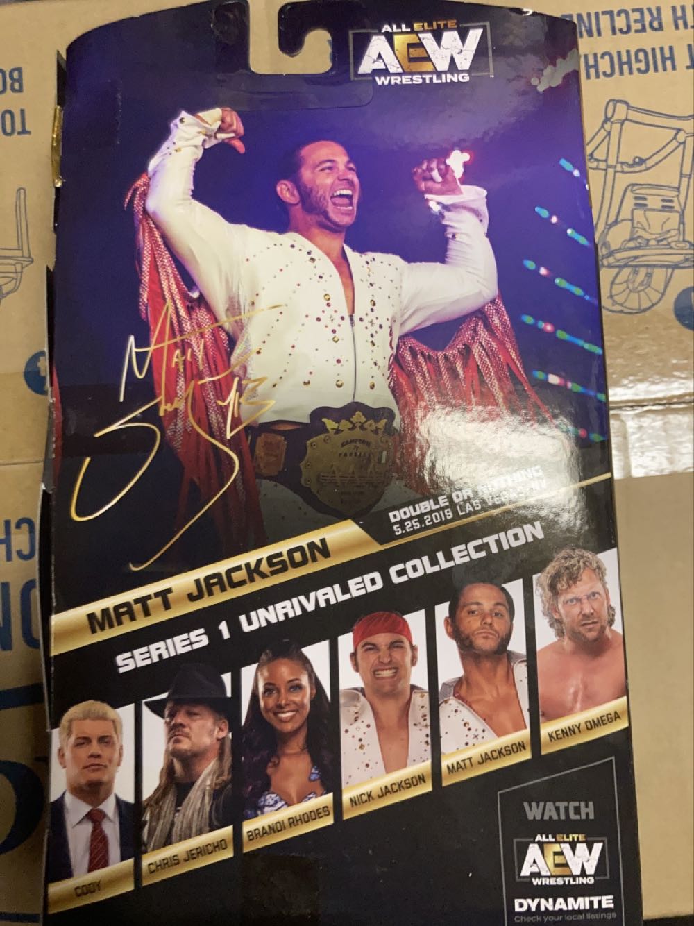 AEW - Matt Jackson - Unrivaled Collection - Series 1 - Jazwares (AEW Unrivaled Collection Series 1) action figure collectible [Barcode 191726376934] - Main Image 2