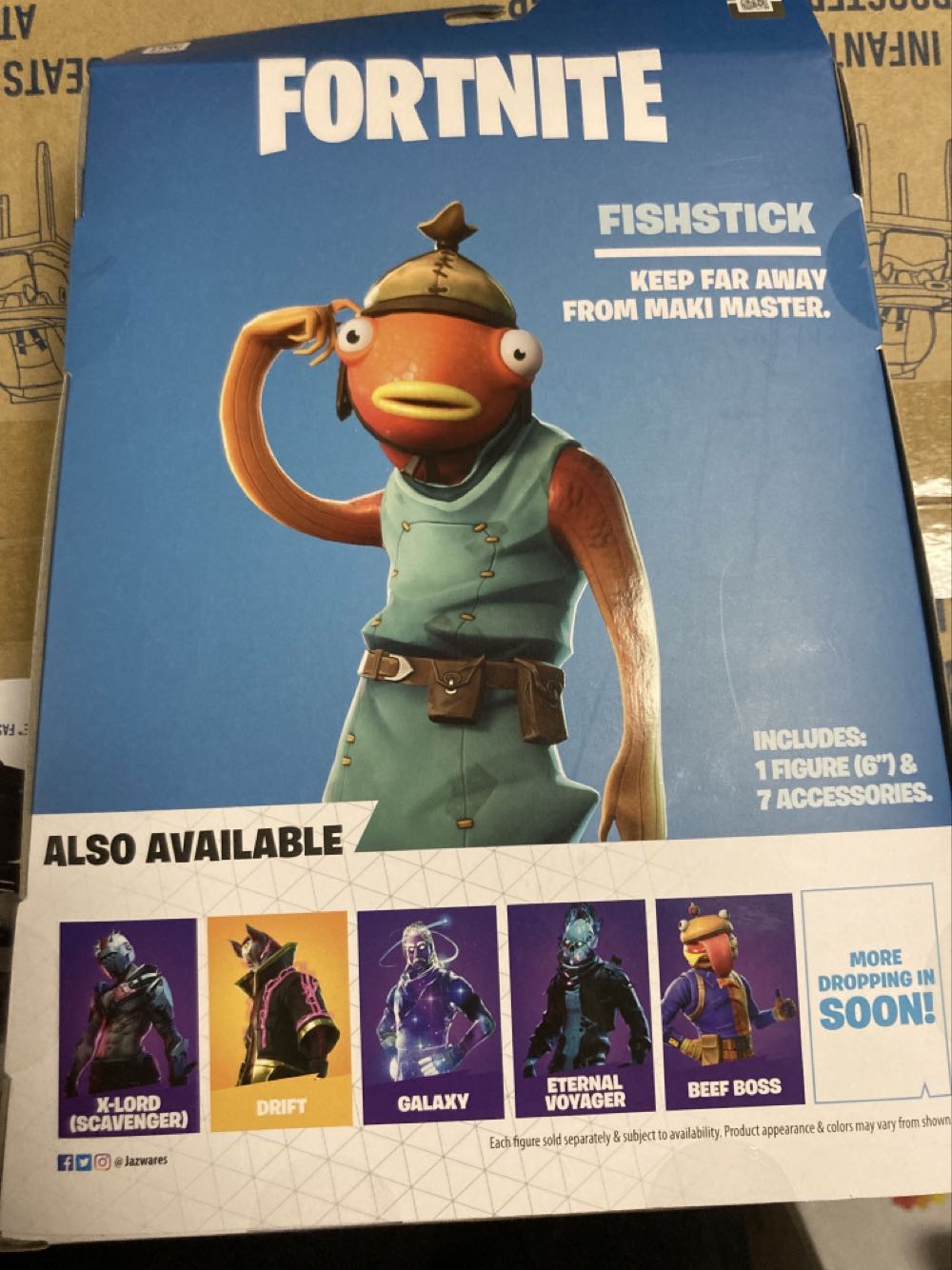 Fishstick (loose) - Jazwares (Fortnite) action figure collectible [Barcode 191726375913] - Main Image 2