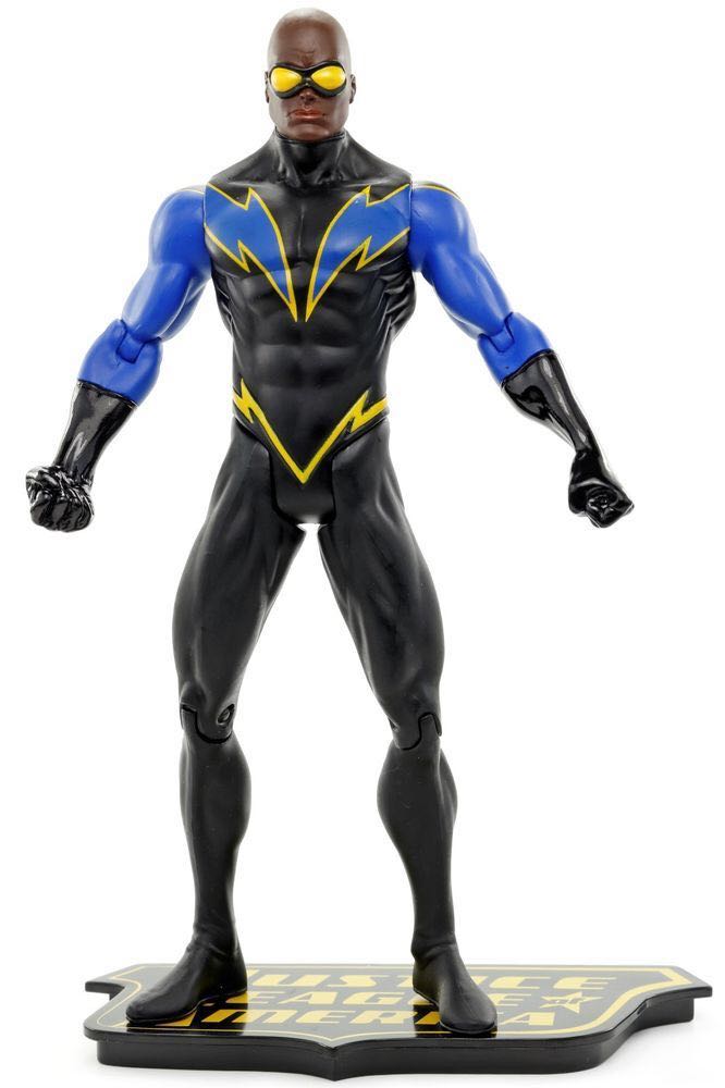 Black Lightning - Mattel (JLA : Justice League Of America) action figure collectible [Barcode 761941260150] - Main Image 2