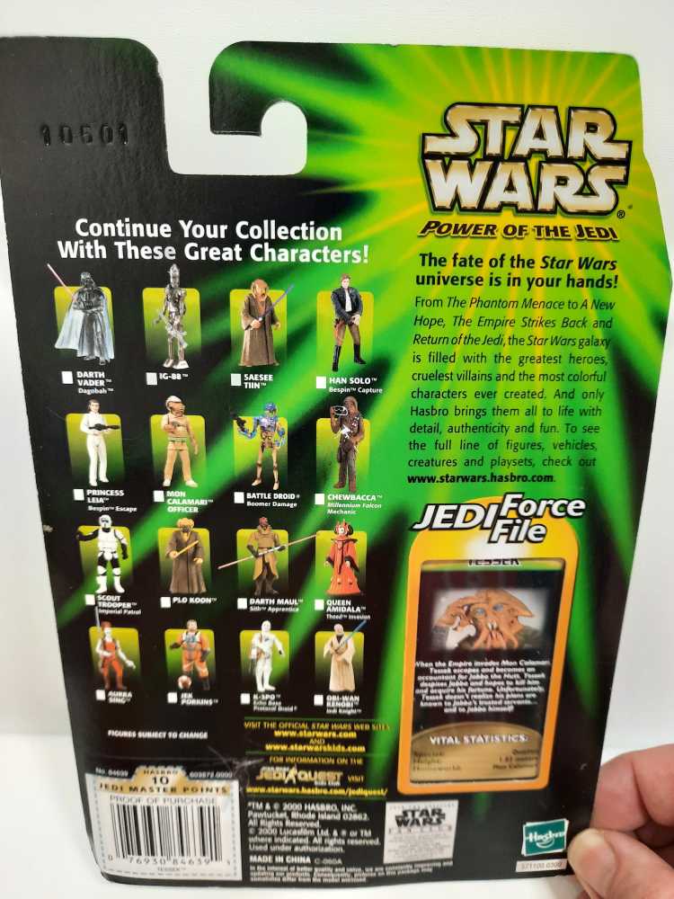 Tessek - Hasbro (Star Wars Power Of The Jedi) action figure collectible [Barcode 076930846391] - Main Image 2