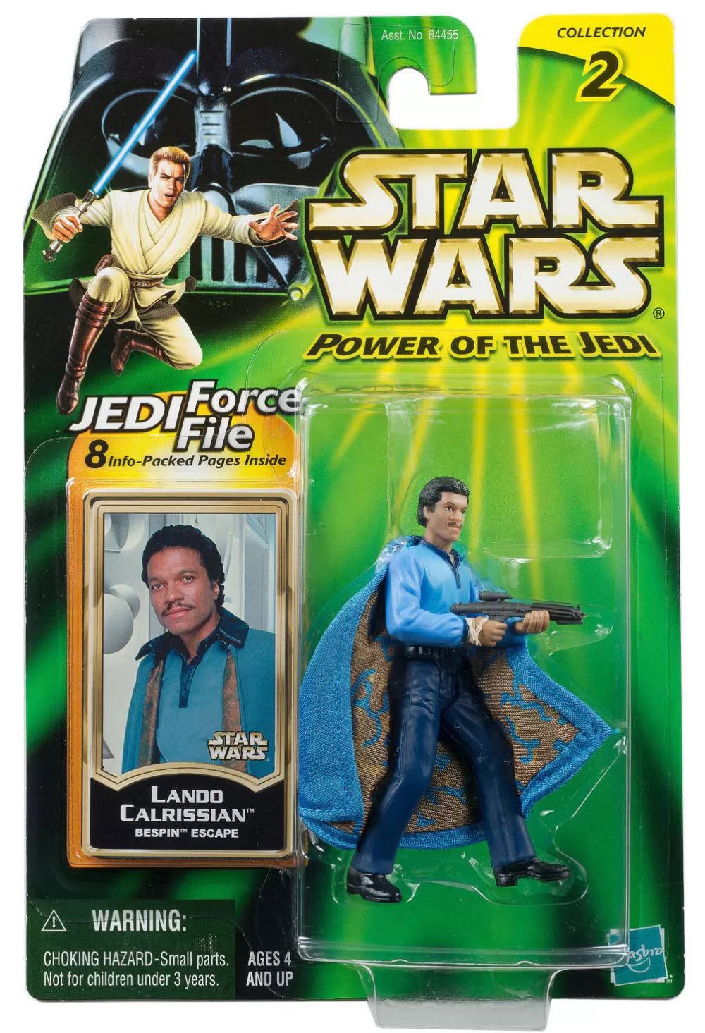Lando Calrissian (Bespin Escape) - Hasbro ( POTJ ) (Power Of The Jedi ( 2000 - 2002 )) action figure collectible [Barcode 076930845899] - Main Image 2