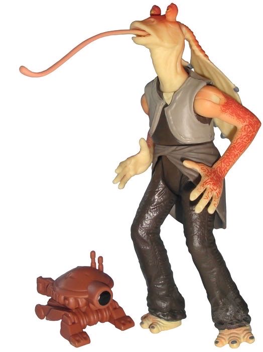 Jar Jar Binks (Tatooine) - Hasbro (Star Wars Power Of The Jedi) action figure collectible [Barcode 076930842676] - Main Image 3
