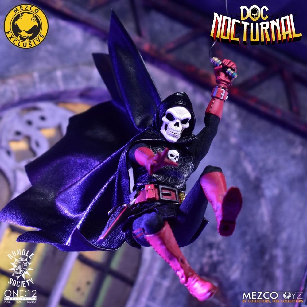 Doc Nocturnal - Mezco Toyz (Rumble Society) action figure collectible [Barcode 696198120097] - Main Image 2