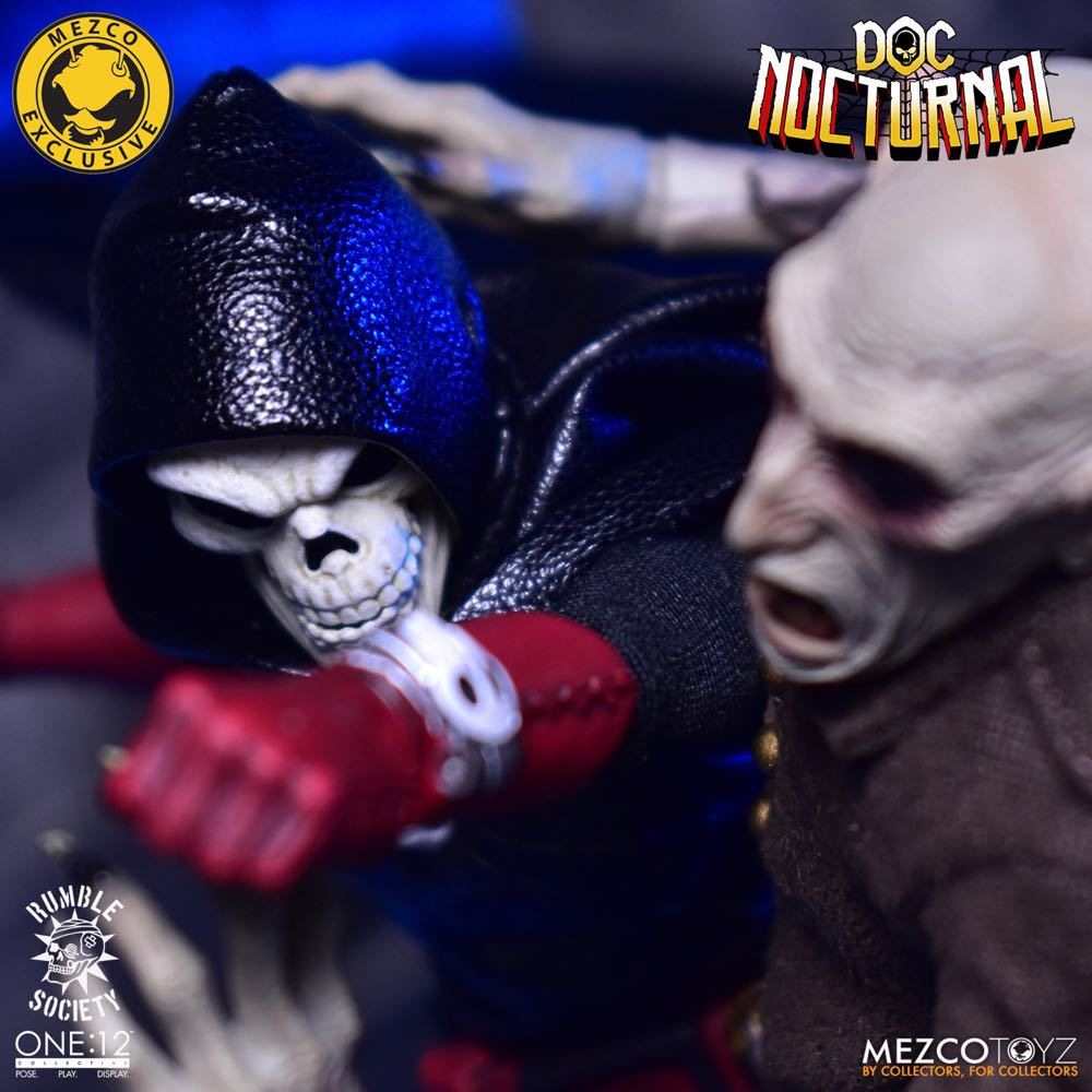 Doc Nocturnal - Mezco Toyz (Rumble Society) action figure collectible [Barcode 696198120097] - Main Image 3